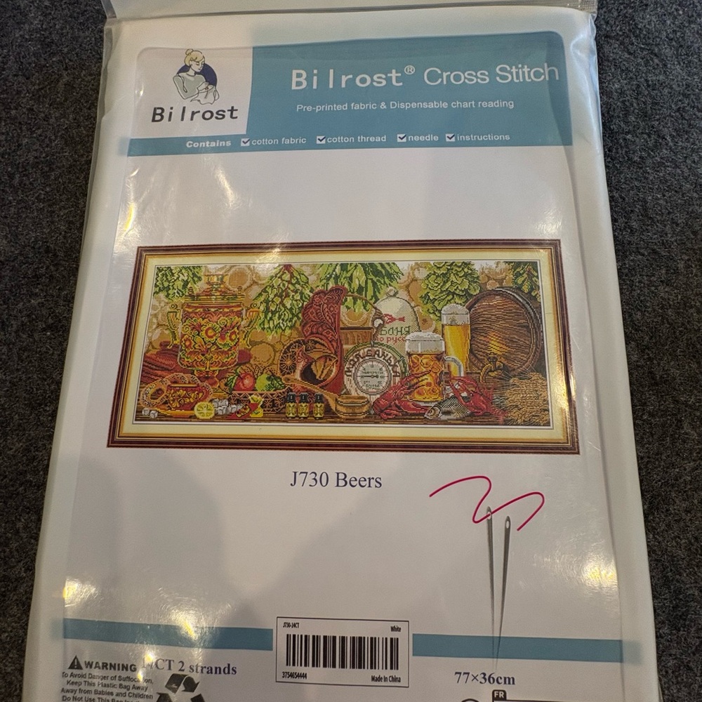 Cross Stitch Kit Bilrost #J730 Beers New